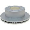 18A2805 by ACDELCO - Disc Brake Rotor - 8 Lug Holes, Cast Iron, Plain, Solid, Turned Ground, Rear