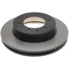 18A1776 by ACDELCO - Disc Brake Rotor - 6 Lug Holes, Cast Iron, Plain, Turned Ground, Vented, Front