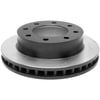 ACDelco 18A927 Disc Brake Rotor Disc Brake Rotor - 8 Lug Holes, Cast Iron, Plain, Turned Ground, Vented, Front