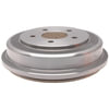 18B569 by ACDELCO - Brake Drum - Rear, Turned, Cast Iron, Regular, Plain Cooling Fins