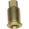 GL-1009 by HALTEC - Inner Cap Nut - RH, Grade 8.2, Yellow Dicromate Finish, M30-1 1/2 Outer Thread, M20-1 1/2 Inner Thread, M-62 (2 7/16") Overall Length, for Steel & Aluminum Wheels, for Hino & Isuzu