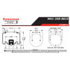 Firestone W013588810 Suspension Air Spring Kit Airide Air Spring Reversible Sleeve 1T15M-4