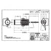 APSCO C-0410-SR Tailgate Lock Cylinder Tailgate Lock Cylinder