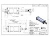 APSCO C-5070-PK Hydraulic Cylinder Hydraulic Cylinder - Tailgate Latch, 2.5" Bore x 8" Stroke, Double Acting