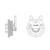 Kit Masters 010020181 Engine Cooling Fan Clutch Pulley Bracket Kysor-Style Hub - New