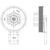 Kit Masters 010020237 Engine Cooling Fan Clutch Pulley Bracket Kysor-Style Hub - New