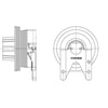 Kit Masters 010020481 Engine Cooling Fan Clutch Pulley Bracket Kysor-Style Hub - New