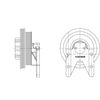Kit Masters 010020742 Engine Cooling Fan Clutch Pulley Bracket Kysor-Style Hub - New