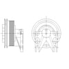 Kit Masters 1077-08079-04 Engine Cooling Fan Clutch Pulley Bracket Kysor-Style Hub - New