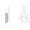 Kit Masters 1077-09085-03 Engine Cooling Fan Clutch Pulley Bracket Kysor-Style Hub - New