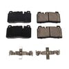 PowerStop Brakes 17-1663 Disc Brake Pad Set Z17 EVOLUTION CERAMIC BRAKE PADS W/ HARDWARE