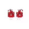 PowerStop Brakes S2636 Disc Brake Caliper Set Red Powder Coated Calipers