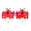 PowerStop Brakes S2954A Disc Brake Caliper Set Red Powder Coated Calipers