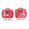 PowerStop Brakes S6460 Disc Brake Caliper Set Red Powder Coated Calipers