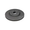 177-1065 by ACDELCO - Disc Brake Rotor - 5 Lug Holes, Cast Iron, Plain, Turned Painted, Vented, Front