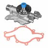 ACDelco 252-486 Engine Water Pump Engine Water Pump - 4 Hub Holes, Steel, Reverse Impeller, 6 Vane, Timing belt