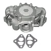 252-690 by ACDELCO - Engine Water Pump - Steel, Reverse Impeller, 6 Vane, 3 Outlet, Shaft