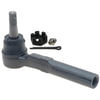 ACDelco 46A0705A Steering Tie Rod End Steering Tie Rod End - Outer, Male/Female, Black, with Castle Nut