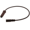 ACDelco 346W Spark Plug Wire Spark Plug Wire - 180 Deg, Carbon Fiberglass, Straight, Black