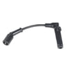 ACDelco 356E Spark Plug Wire Spark Plug Wire - 45 Deg, Carbon Fiberglass, Silicone Boot, Black