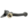 ACDelco 46C1086A Steering Idler Arm Steering Arm - 3 Bracket Holes, Black, Painted, L-Shaped, without Castle Nut