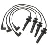 ACDelco 9744QQ Spark Plug Wire Set Spark Plug Wire Set - Solid Boot, Silicone Insulation, 1.5 kOhm, Snap Lock