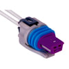 ACDelco PT1798 Temperature Gauge Connector Temperature Gauge Connector - Male, Oval, 2 Female Blade Pin Terminals