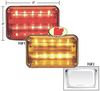 Federal Signal QL64MC Back Up Light Bezel TRIM RING W/GASKET,6X4,LT