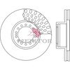 Meritor M44D76621 Disc Brake Rotor Disc Brake Rotor - 130.8 mm Pilot Diameter, No Teeth