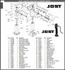 JOST A10033 Trailer Jack Thrust Bearing Trailer Jack Thrust Bearing