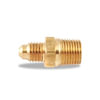 Velvac 014844 Flare Fitting Flare Fitting - Brass, 1/4" x 1/4", 7/16"-20 Thread