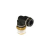 Velvac 016278 Air Brake Fitting Push-Lock Air Brake Fitting, 90° Male Swivel Elbow, 3/4" Pipe Size, 5/8" Tube Size, Composite
