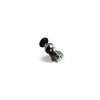 Velvac 032206 Air Brake Valve Air Seat Valve - Height & Lumbar Control Seat Valve, Electro-Pneumatic with Removable Black