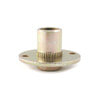 Velvac 501071 Air Brake Air Hose End Fitting Kit Air Brake Hose Fitting - 1/4" FPT Both Ends, 3/16" Diameter Mounting Holes