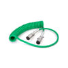 Velvac 590080 ABS Coiled Cable ABS Coiled Cable - 1/8, 2/10, 4/12 Gauge, 20' Working Length, Two 12" Leads