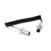 Velvac 590155 Coiled Cable Coiled Cable - 6/12, 1/10 Gauge, 15' Working Length, Two 12" Leads