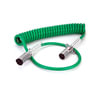 Velvac 590163 ABS Coiled Cable ABS Coiled Cable - 1/8, 2/10, 4/12 Gauge, 15' Working Length, One 40" Lead, One 12" Lead