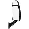 Velvac 713810 Door Mirror 2025 Full Flat w/ Top Hat Series Door Mirror - Black, Passenger Side