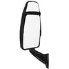 Velvac 713811 Door Mirror 2025 Full Flat w/ Top Hat Series Door Mirror - Black, Driver Side