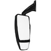 Velvac 713967 Door Mirror 2025 Full Flat w/ Top Hat Series Door Mirror - Black, Driver Side