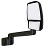 Velvac 714326-4 Door Mirror Model 2030 Mirror - Right Side, Black, Deluxe Mirror Head, Heated/Remote Flat Glass,