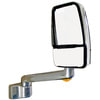 Velvac 714342 Door Mirror 2030 Series Door Mirror - Chrome, 9" Radius Base, 14" Lighted Arm, Deluxe Head, Passenger Side
