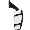 Velvac 714392 Door Mirror 2025 Deluxe w/ Top Hat Series Door Mirror - Black, Passenger Side