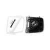 Velvac 709770 Door Mirror Door Mirror - 2020 Deluxe LH or RH, Flat, Inc. Clip, Inner Housing, Man Handset