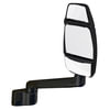 Velvac 714788 Door Mirror 2030 Series Door Mirror - Black, 9" Radius Base, 14" Arm, Passenger Side