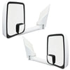 Velvac 714916 Door Mirror 2020 Standard Door Mirror - White, 96" Body Width, Standard Head, Driver and Passenger Side