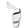 Velvac 714924 Door Mirror 2025 Deluxe w/ Top Hat Series Door Mirror - White, Passenger Side