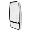 Velvac 714942 Door Mirror Head Replacement Head and Glass Kit - V-Max, Heated Remote Flat Glass, Manual Convex Glass, Chrome,