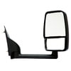 Velvac 714520 Door Mirror 2020 Deluxe Series Door Mirror - Black, 102" Body Width, Deluxe Head, Passenger Side