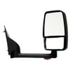 Velvac 714552 Door Mirror 2020 Deluxe Series Door Mirror - Black, 96" Body Width, Deluxe Head, Passenger Side